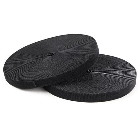 HKLP100 StarTech.com Cable Ties, Hook and Loop, 100ft x 17.78 mm, Black Nylon, Pk-1