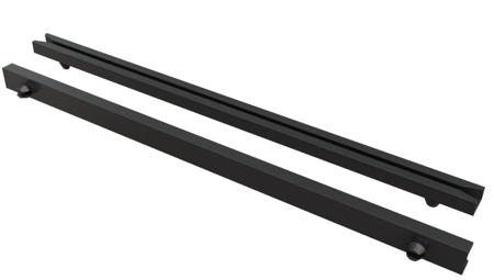 304-256 RS PRO PCB Card Guide Horizontal Mount 152.4mm Long, 1.6mm Thick Max. for 1.2 → 2.3mm