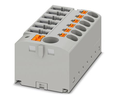 1130751 Phoenix Contact Distribution Block, 7 Way
