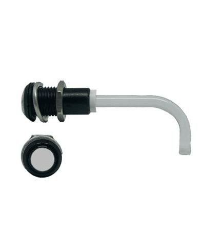 RHD-1100-3500-F9PD67PR  Bivar, Panel Mount Right Angle LED Light Pipe, Diffused Round Lens