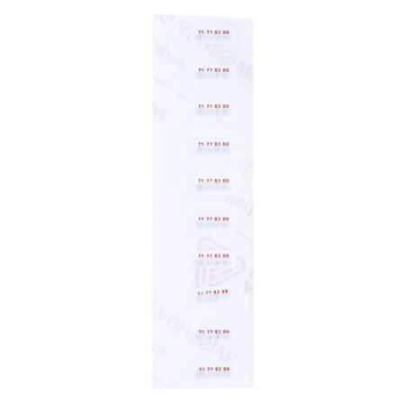 286-103 RS Pro Non-Reversible Temperature Sensitive Label, 71°C to 88°C, 4 Levels