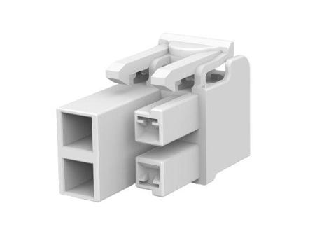 1983659-1 TE Connectivity Power Double Lock Series Cable Mount PCB Header, 4 Contact(s), 6.6mm Pitch, 2 Row(s)
