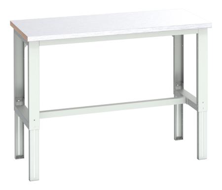 41003639-16V Bott 41003639.16V Sheet Steel Workbench, 450kg Max Load, Adjustable Height, 740 → 1140mm x 750mm x 1500mm