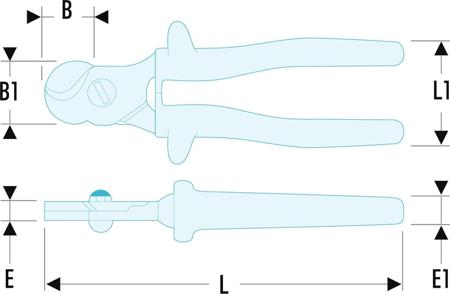 412-150AVSE Facom VDE/1000V Insulated 230 mm Cable