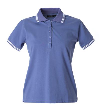 988977-M-LIGHT-VIOLET JRC 988977 Light Violet 100% Cotton Polo Shirt, UK- M, EUR- M