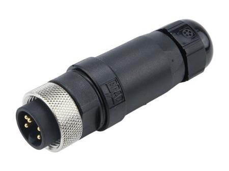 1300170026 TE Connectivity Industrial Circular Connectors, 5 Contacts, Cable Mount, Miniature Connector, Plug, Male, IP67, 130017