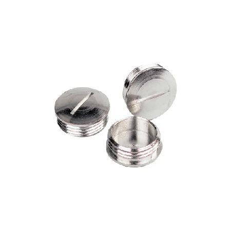 52103145 Lapp Black M32 Threaded Blanking Plug, Nickel Plated Brass, IP68