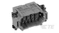 1102918-1 TE Connectivity Heavy Duty Power Connector, Male, HEE Series, 10 Contacts