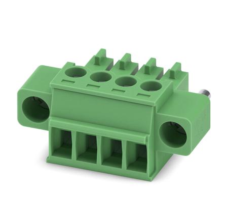 1847071 Phoenix Contact, 3.5mm Pitch, 5, 5/ 4-STF-3, MC 1, 4 Way, , Pluggable Terminal Block, Plug, Cable Mount, Screw
