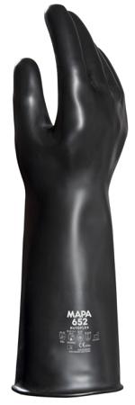 3465200---7 Mapa Butoflex 652 Black Butyle Abrasion Resistant, Chemical Resistant, Cut Resistant, Puncture Resistant, Tear