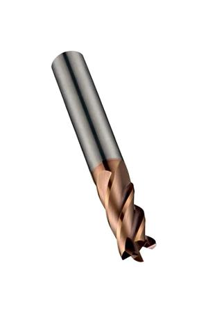 S76610-0 Dormer End Mill, 10 mm Cutter, Solid Carbide, 10mm Shank, 22 mm Cut Length