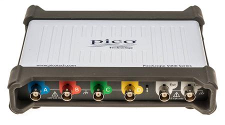PicoScope 5443D Pico Technology 5443D PicoScope 5000D Series, 100MHz PC Based Oscilloscope, 4 Analogue Channels