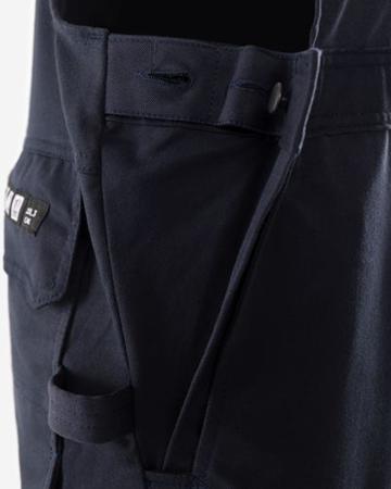 300239-171-139 Fristads 2168 ATHF Men's Trousers Navy, Yellow 132 cm Waist 84cm Leg