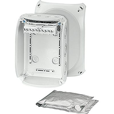 WP 1006 G HENSEL WP Series Grey Polycarbonate Junction Box, IP68, 77 x 180 x 130mm