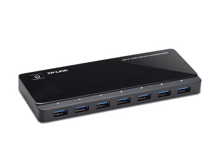 UH720 TP-Link 7 Port USB 3.0 USB A, USB B  Hub, Adapter Powered, 165 x 65.5 x 17.5mm