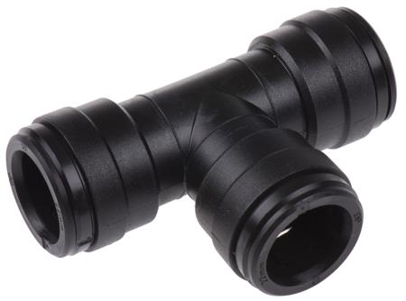 PM0222E JG Speedfit Plastic Pipe Fitting, 90° Push Fit Equal Tee, 22mm