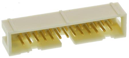 09195266324 HARTING SEK 19 Series Straight Through Hole PCB Header, 26 Contact(s), 2.54 mm Pitch, 2 Row, Shrouded
