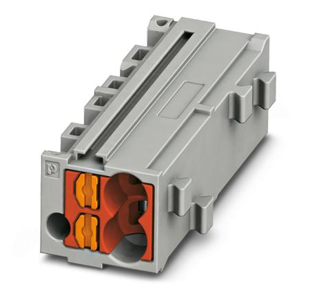 3270431 Phoenix Contact  5/80-3 /BU 19Z, PTMC 1 Series Grey, 0.14 → 2.5mm², Push In Termination