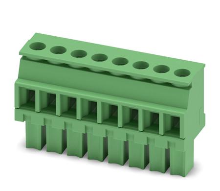 1827033 Phoenix Contact, 3.81mm Pitch, MCVW 1.5/ 8-ST-3.81, 8 Way, , Pluggable Terminal Block, Plug, Cable Mount, Screw
