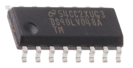 DS90LV048ATM/NOPB Texas Instruments , LVDS Receiver Quad LVTTL, 16-Pin SOIC