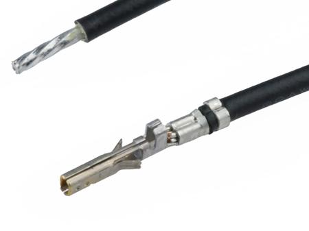 367693067 Molex Female Micro-Fit to Male Pigtail Pre-Crimped Lead, 300mm, 20AWG, Black