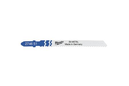 4932274651 Milwaukee 75mm Cutting Length Jigsaw Blade, Pack of 5