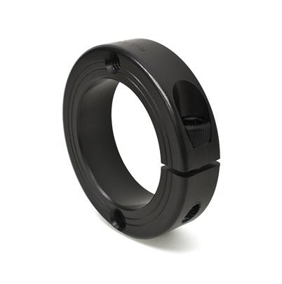 FHT-MCL-48-F Ruland Collar, One Piece, Clamp Screw, Bore 21mm, OD 78mm, W 19mm, 1215 Lead-Free Carbon Steel