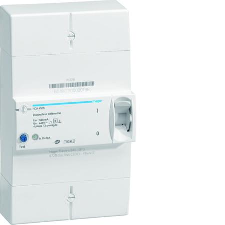 HDA430S Hager Thermal Circuit Breaker - HAD 4P Pole Fixed, 30A Current Rating