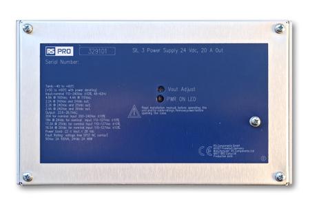 329-101 RS PRO Power Supply, 24V dc, 20A, 1-Output, 520W