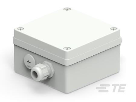 1SNS470000Z0211 TE Connectivity 1SNS Series Grey Polycarbonate Junction Box, IP66, 193.9 x 125.6 x 76mm