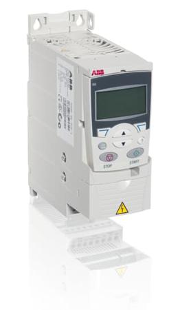 ACS355-03E-01A2-4 ABB ACS355 Inverter Drive 0.37 kW with EMC Filter, 3-Phase In, 380 → 480 V, 1.2 A, 0 → 600Hz Out, IP20