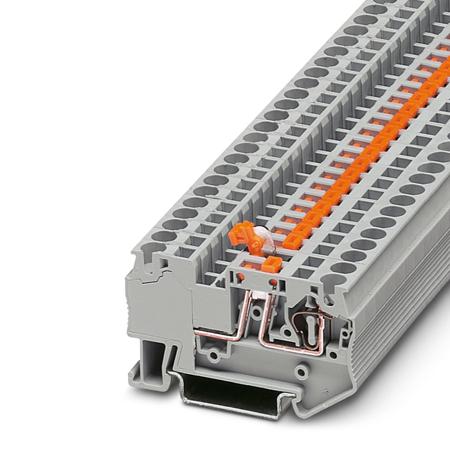 3038875 Phoenix Contact  ST 4-MT Series Grey, 0.08 → 6mm², Single-Level, Spring Clamp Termination