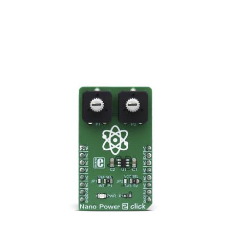 MIKROE-3036 MikroElektronika Nano Power 2 Click Board Battery Charger for MAX40000 for Internal Reference Voltage Pin, Voltage Level