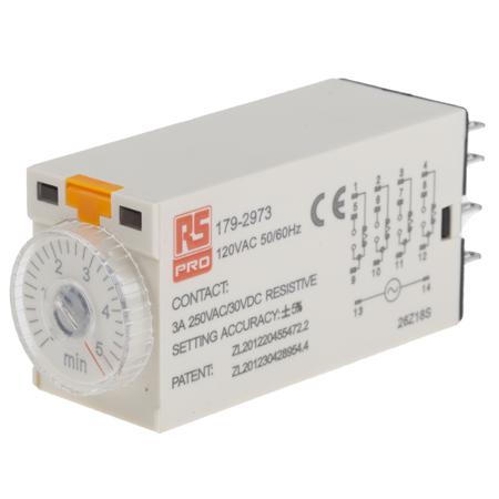 179-2973 Analogue Time Relay. 14 pin 4PCO