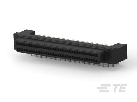 3-5174682-7 TE Connectivity AMPLIMITE 68 Way Right Angle Board Mount D-sub Connector Receptacle, 2.77mm Pitch, with Retention