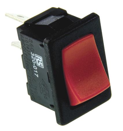 H8600VBAAT Arcolectric (Bulgin) Ltd Single Pole Single Throw (SPST), On-Off Rocker Switch Panel Mount