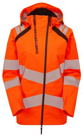 LFE960-10 PULSAR LFE960 Orange Women Hi Vis Jacket, 10