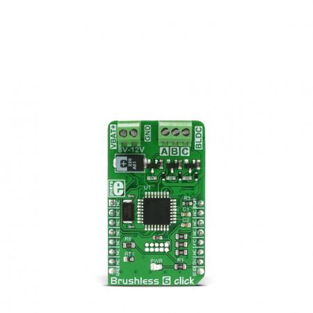 MIKROE-2847 MikroElektronika Brushless 6 Click Brushless DC Motor for ATmega8A for BLDC Motors