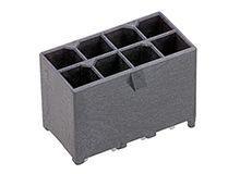 76829-0110 Molex Mega-Fit 76829, 5.7mm Pitch, 10 Way, 2 Row, Vertical PCB Header, Through Hole