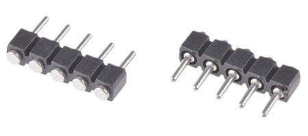 800-80-005-30-480101 Preci-Dip 800 Series Straight Surface Pin Header, 5 Contact(s), 2.54 mm Pitch, 1 Row, Unshrouded