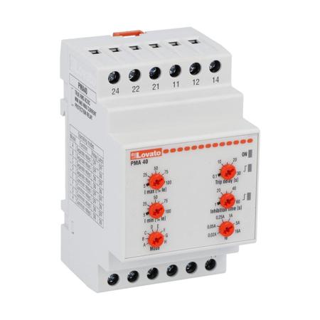PMA40240 Lovato Current Monitoring Relay, 1 Phase, SPDT, DIN Rail