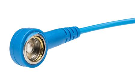 218-637 RS PRO ESD Grounding Cord With 10 mm Stud