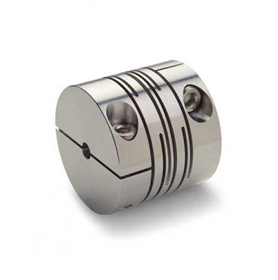 MRSC25-9-8-A Ruland Slit Coupling, 25mm Outside Diameter, 8 mm, 9 mm Bore, 25.8mm Length Flexible Coupling