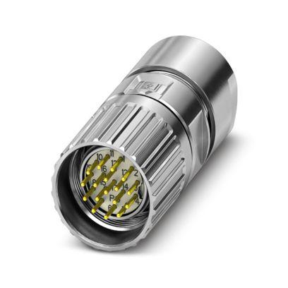 1341221 Phoenix Contact Circular Connector, 17 Contacts, Cable, M23 Connector, Plug, Male, IP66, IP68, IP69K, M23 PRO Series
