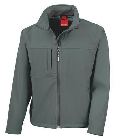 136-9994 RS Pro Grey Men's XXL Waterproof Elastane, Polyester Softshell Jacket