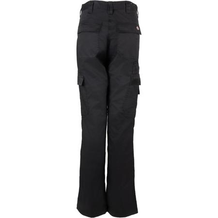 DK0A867XBLK1 Dickies DK0A867X Women's Black Trousers Regular, Size 10