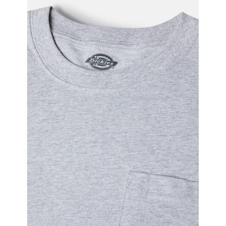 DK0WL450HG01 Dickies Charcoal Cotton Long Sleeve T-Shirt, UK- S, EUR- S
