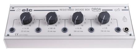 DR 04 ELC Resistance Decade Box, Resistance Resolution 1Ω, Absolute Maximum Resistance Measurement 11.11kΩ