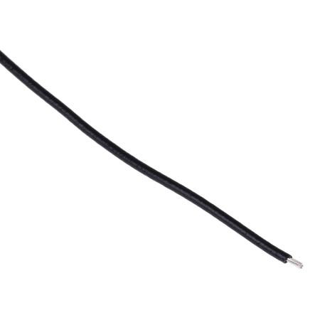 3251 BK005 Alpha Wire Hook-up Wire PVC Series Black 0.33 mm² Hook Up Wire, 22 AWG, 7/0.25 mm, 30m, SR-PVC Insulation,