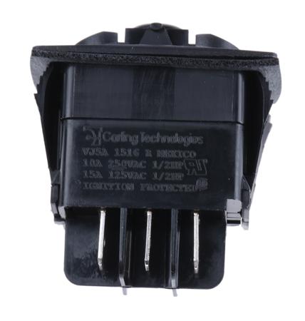 RCV-37106235 Carlingswitch DPDT, On-Off-On Rocker Switch Panel